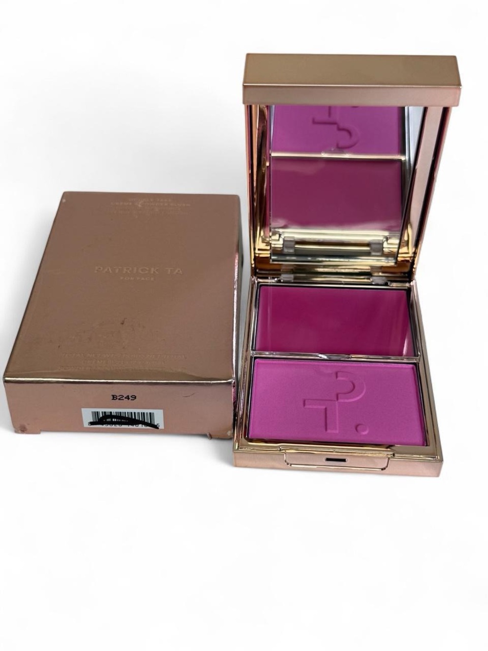 Patrick Ta double take cream and powder blush-NIB
